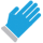 Graphic icon of glove
