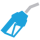 Graphic icon of fuel dispenser nozzle